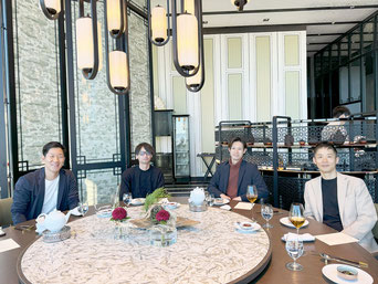 フォーシーズンズホテル大阪 江南春　半個室での会食　株式会社テクノファーム