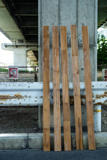 チーク ユニ アンティーク（浮造り）　キャラクター【ホワイト オイル塗装】12×90×1820:AW10109044 フローリング アンドウッド andwood 1