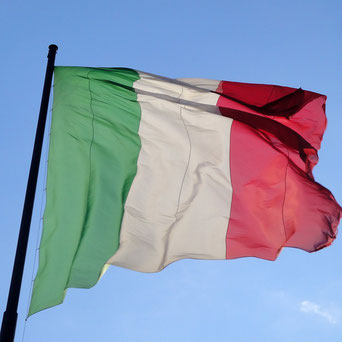 Die Flagge Italiens (Foto: pixabay.com / SJPrice)