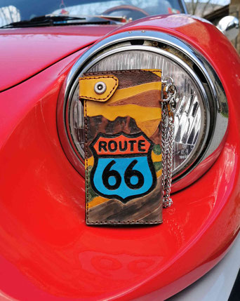 portafogli biker route 66