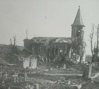 Bezonvaux - zerstörte Kirche