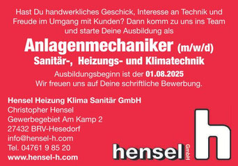 Stellenangebot BRV Hesedorf