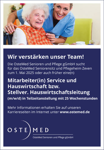 Stellenangebote Zeven ROW Hauswirtschaft