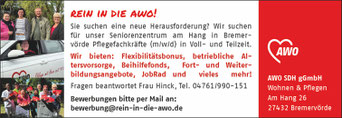 Stellenangebot Seniorenzentrum BRV
