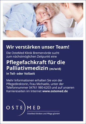 stellenanzeigen BRV hier Ostemed Pflegefachkraft