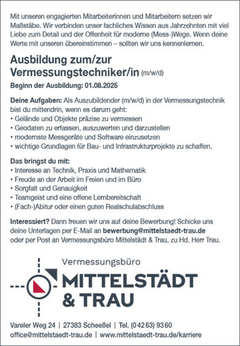 Ausbildung in Scheessel ROW