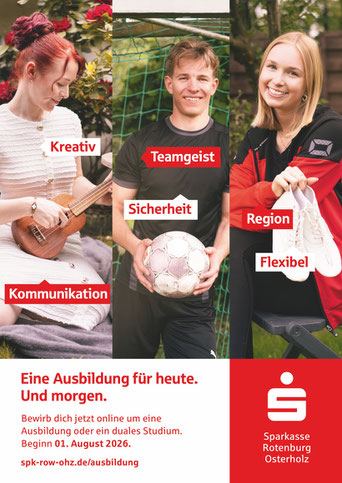 Ausbildung bei der Soarkasse ROW OHZ