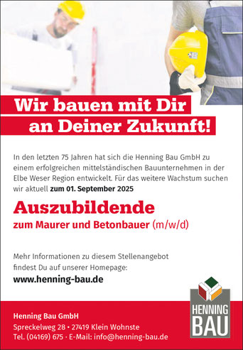 Stellenangebot Ausbildung Wohnste 