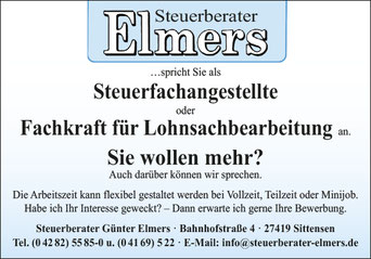 Stellenanzeige Sittensen