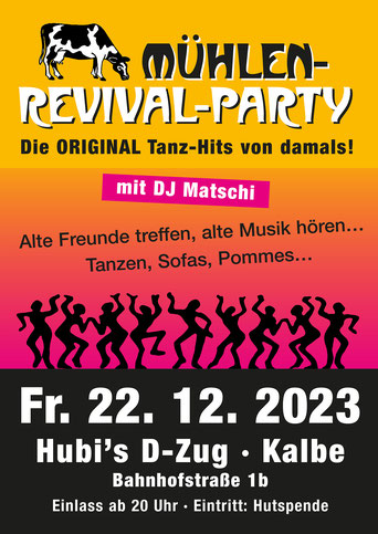 Kuhmuehlen Party Revical Weihnachten 2024 in Kalbe Hubis D-Zug