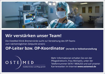 Stellenangebot Bremervoerde