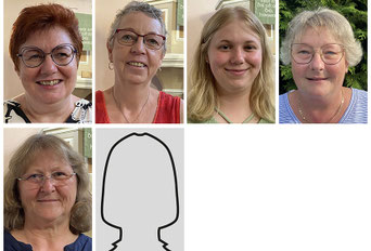 Der neue Kirchenvorstand in Schwebda: Christel Heuckeroth, Rainer Klippert, Uwe Matthes, Magdalene Range, Susanne Rathgeber, Sabine Rehbaum.