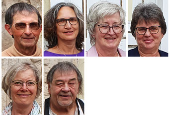 Der neue Kirchenvorstand in Schwebda: Christel Heuckeroth, Rainer Klippert, Uwe Matthes, Magdalene Range, Susanne Rathgeber, Sabine Rehbaum.