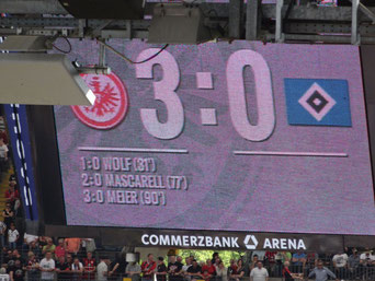 3:0 Endstand nach 90 Minuten