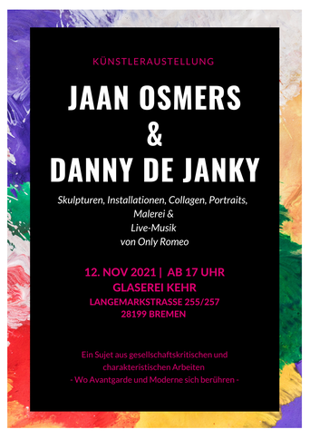 Dany de Janky und Jaan Osmers Ausstellung