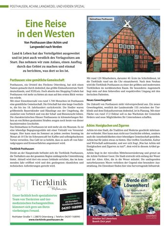 Ladn und Leben Informationen Mittelweserregion Achim Langwedel Verden Posthausen