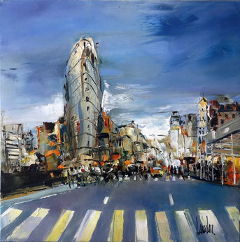 "Quarter NY" - 50x50