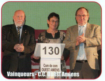Patrice (à droite) vainqueur de la finale 2007 à Conty avec l'équipe de la CC Ouest Amiens
