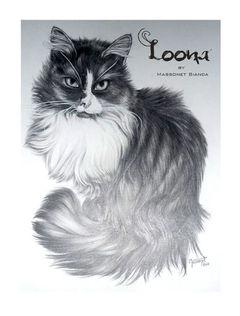 Loona . pawtrait by Bianca Massonet