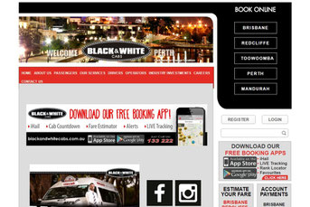 Black & White Cabs ウェブサイト