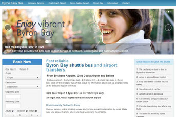 Byron Easy Bus ウェブサイト