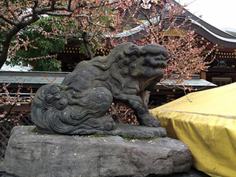 湯島天神（湯島天満宮） 狛犬