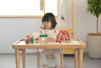 リビングに1台、「子ども専用のあそび場」を
