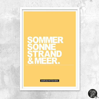 FUNI SMART ART XL-Poster, Motiv "Sommertraum."