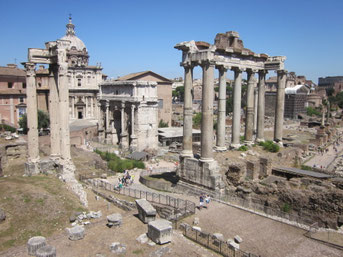 Blick auf das Forum Romanum