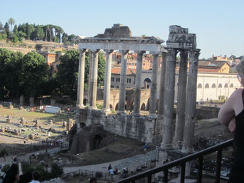 Blick auf das Forum Romanum