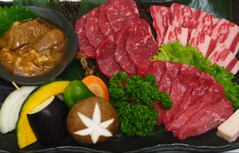 短角牛を味わえる焼肉セット