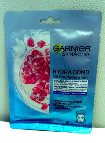 Maschera viso hydra bomb melograno davanti