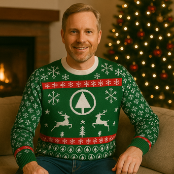 kersttrui met logo kersttruien met logo laten maken gepersonaliseerde kersttruien kersttrui bedrijf kersttrui vereniging foute kersttrui met logo kersttrui bedrukken Nederland custom kersttrui voor personeel