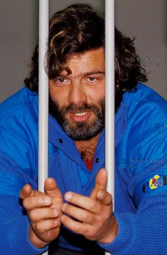 Francesco Piccioni under en retsproces mod Brigate Rosse