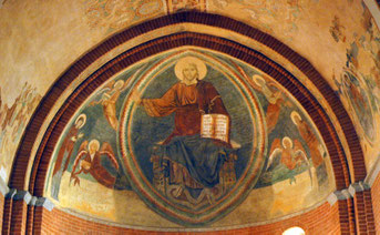 Santa Maria Rossa, il catino absidale