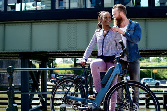 City e-Bikes in der e-motion e-Bike Welt in Stuttgart