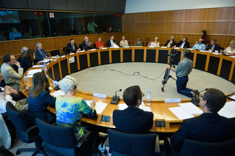 Bild: Vorstellung  der IPF-Charta im Europ. Parlament in Brüssel