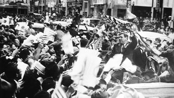 Nella foto Babe Ruth in Giappone