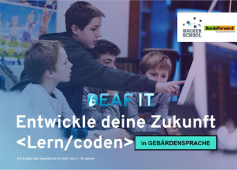 DeafIT Hacker School für Kinder In Gebärdensprache