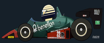 Riccardo Patrese by Muneta & Cerracín