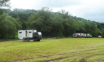 Camp Area Bad Kissingen 2013, Expeditionsmobil, Reisebericht