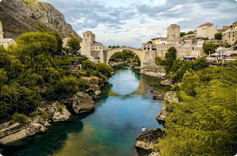 le pont de mostar dictée 5 vue générale