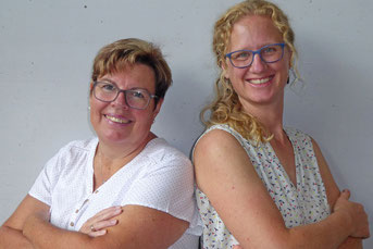 Tanja Eckart (links) und Manuela Steinhauer (rechts)