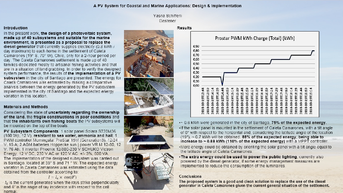 Yasna Schifferli presented the Solara system in the Fifth International Fossil and Renewable Energy Conference (F&R Energy 2021).     A PV System for Coastal and Marine Appilcations: Design & Implementation