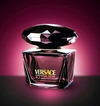 VERSACE CRYSTAL NOIR - GROS PLAN SUR LA SUPERBE MINIATURE SEULE