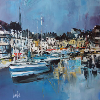 "Honfleur bienvenue" - 60x60 