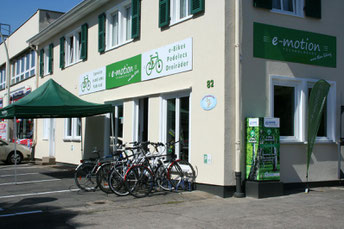 Der e-motion e-Bike Premium Shop in Bonn