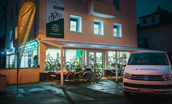 Der e-motion e-Bike Premium Shop in Köln