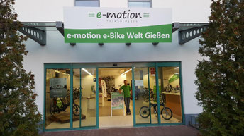 Die e-motion e-Bike Welt in Gießen