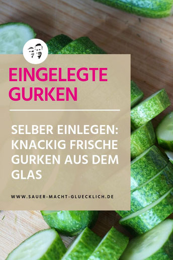eingelegte gurken, salzgurken einlegen